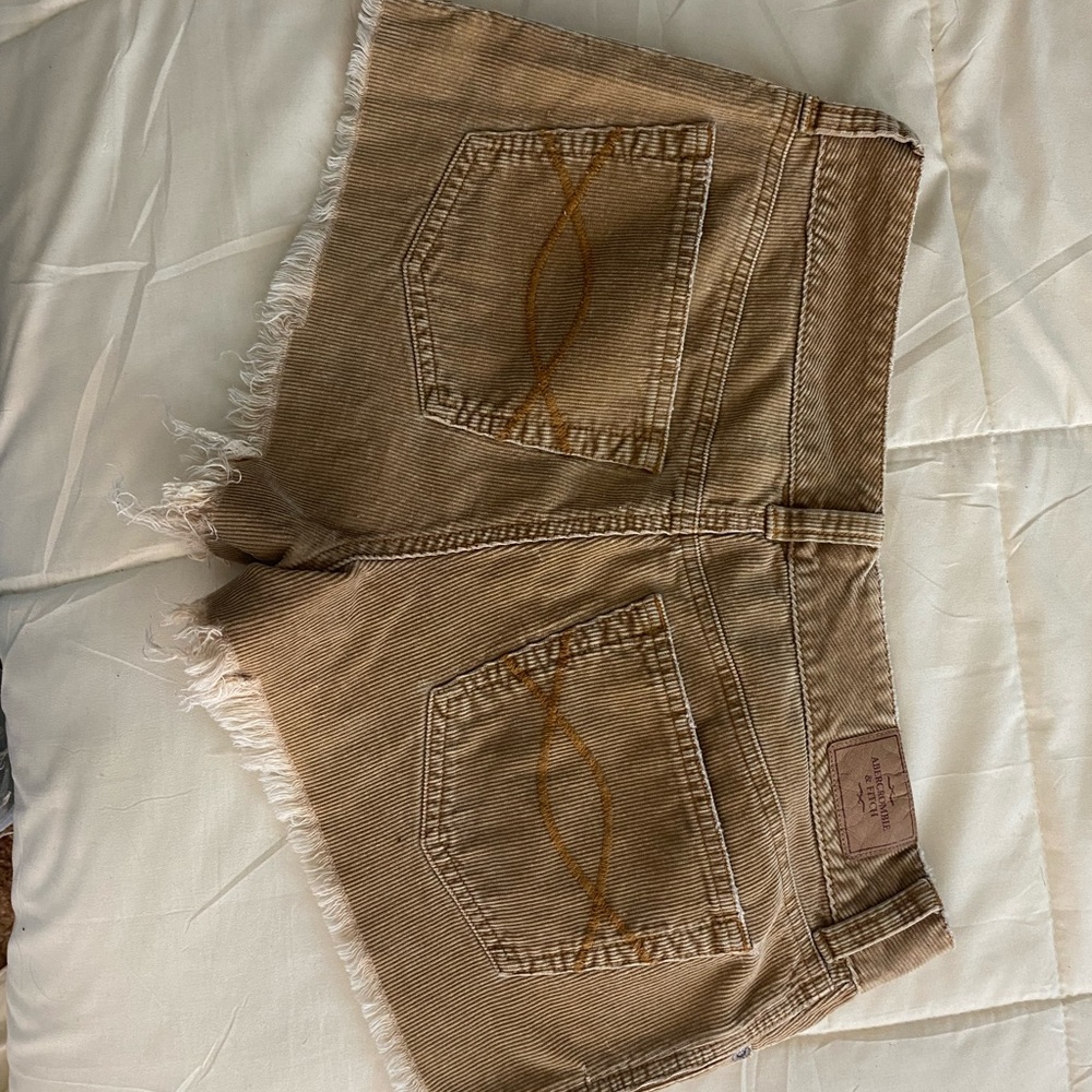corduroy abercombie & fitch short